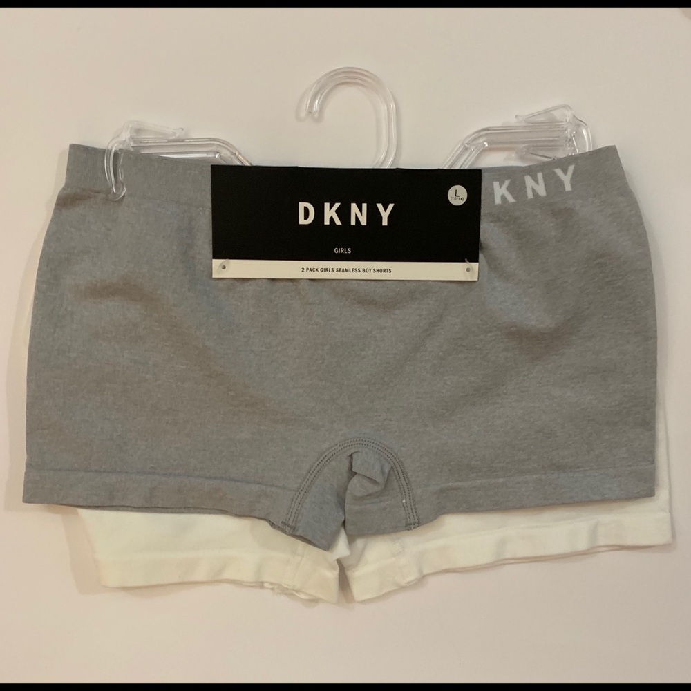 NWT DKNY girls size large boy shorts undies